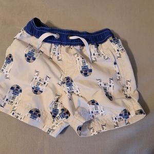 Hanna andersson boy's star wars swim trunks